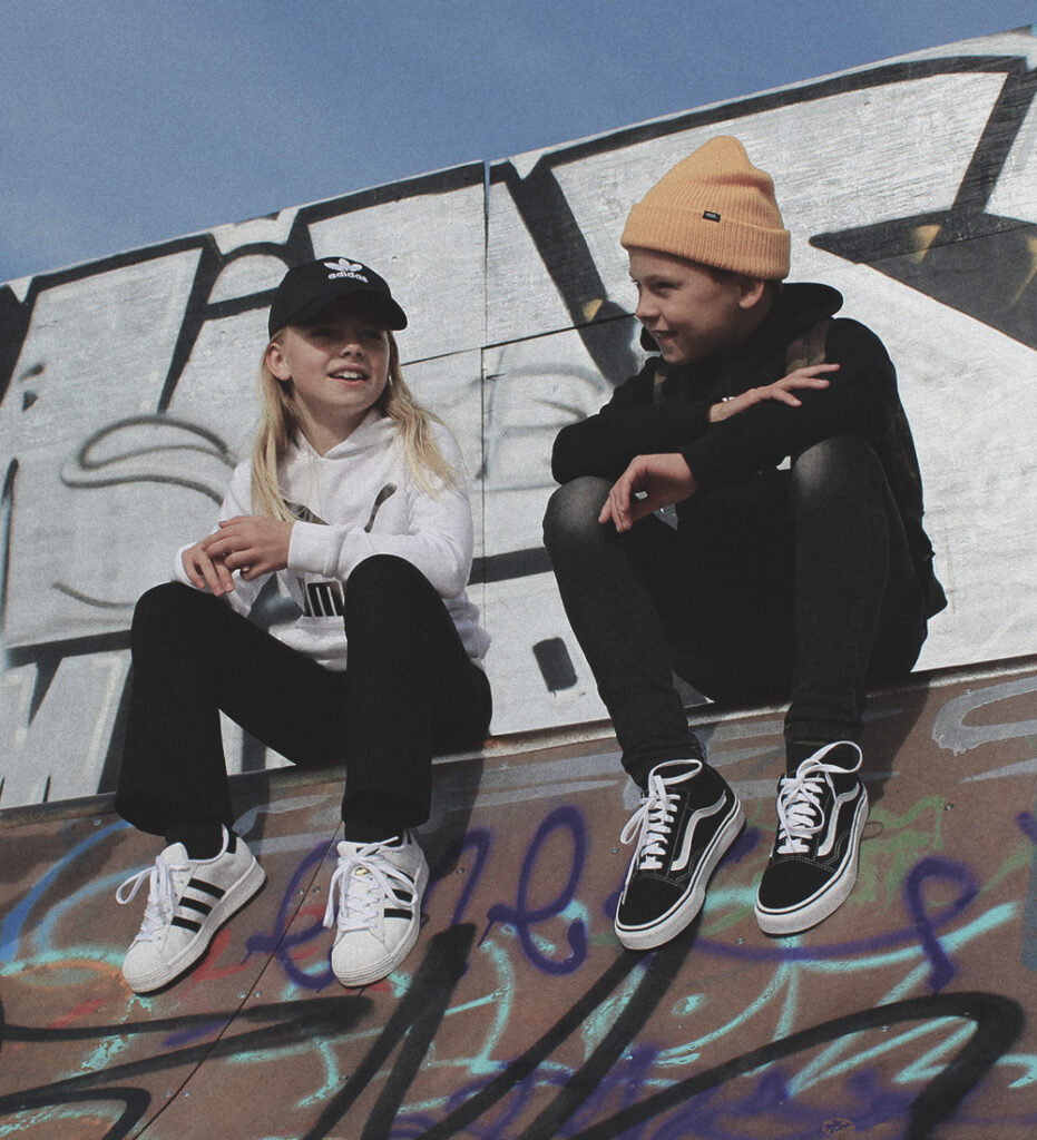 Filmproduktion, kids fashion Sneakerkids Copenhagen kampagne